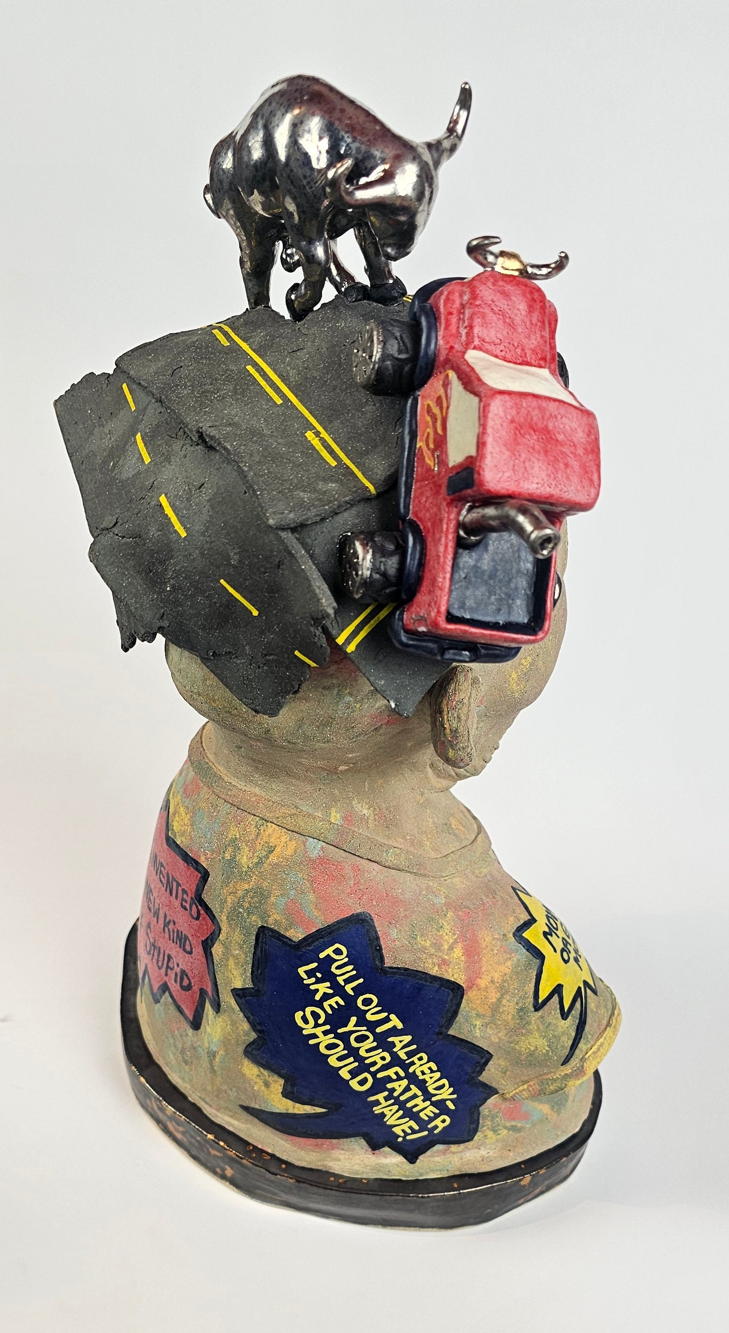 Road Rage, Ceramic sculpture