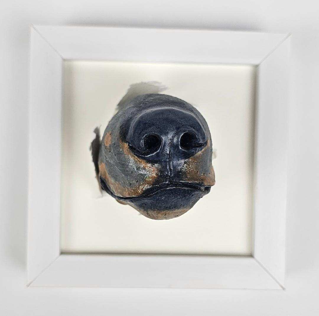 Ceramic Art Cattle Dog Snout Blue Heeler