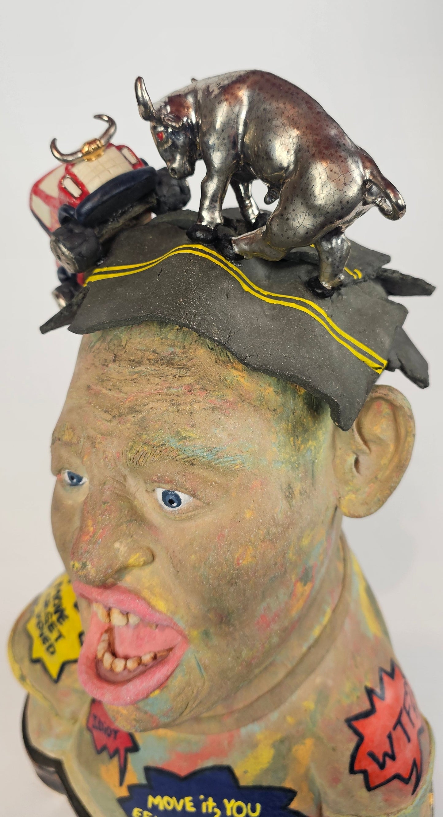 Road Rage, Ceramic sculpture